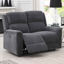 Eastside 2 Seater Dark Grey Power Recliner Sofa - thumbnail 1