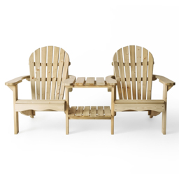 AMATA Ungurs 2 Seater Adirondack Love Seat Green - thumbnail 2