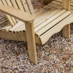 AMATA Ungurs 2 Seater Adirondack Love Seat Green - thumbnail 3
