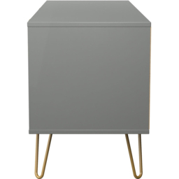 Crowndale Diamond 4 Drawer Dusk Grey Bed Box Ready Assembled - thumbnail 3