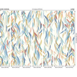 Origin Murals Willow Trees Blue Wall Mural - thumbnail 3