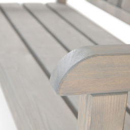 AMATA Ungurs 3 Seater Grey Straight Bench - thumbnail 4