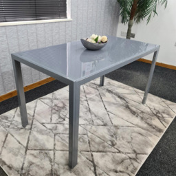 Kosy Koala 6 Seater Grey Glass Dining Table - thumbnail 3