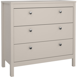 Florence Madrid Cashmere 3 Drawer Chest of Drawers - thumbnail 2