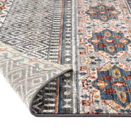 Origins Mandala Stripe Grey Rug 160 x 230cm - thumbnail 3
