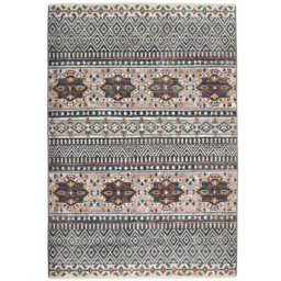 Origins Mandala Stripe Grey Rug 160 x 230cm - thumbnail 1