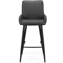 Julian Bowen Soho Black Barstool - thumbnail 3