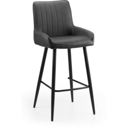 Julian Bowen Soho Black Barstool - thumbnail 2