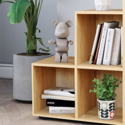 Cuba 6 Shelf Sonoma Oak Step Unit - thumbnail 4
