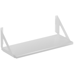 Homebase White Mini Shelf with White Brackets 3 Pack - thumbnail 4