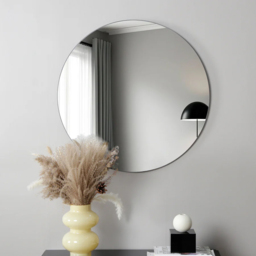 HGD Levico Frameless Round Wall-Mounted Mirror 70 x 70cm - thumbnail 4