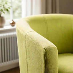 Home Source Bedford Green Small Padded Tub Armchair - thumbnail 3