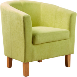 Home Source Bedford Green Small Padded Tub Armchair - thumbnail 2
