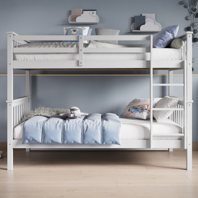 Flair Zoom White Small Single Bunk Bed - image 1