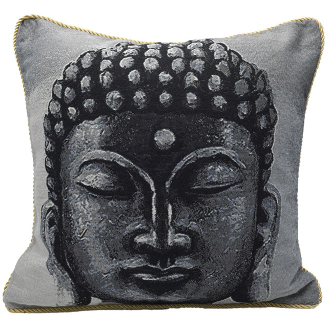 Velosso Buddha Tapestry Filled Cushion 43 x 43cm 2 Pack - image 1