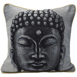 Velosso Buddha Tapestry Filled Cushion 43 x 43cm 2 Pack - thumbnail 1