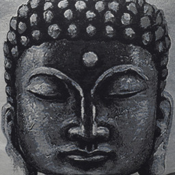 Velosso Buddha Tapestry Filled Cushion 43 x 43cm 2 Pack - thumbnail 2