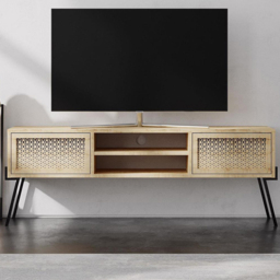 FWStyle Naive Sapphire Oak 2 Door TV Unit - thumbnail 1