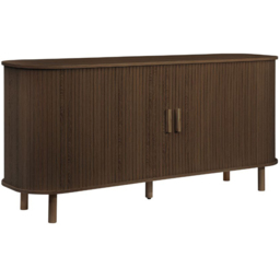 Birlea Axel Dark Brown 2 Door Fluted Sideboard - thumbnail 2