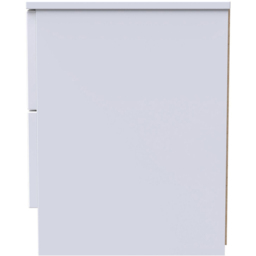 Crowndale Milan White Gloss and White 4 Drawer Bed Box Ready Assembled - thumbnail 3
