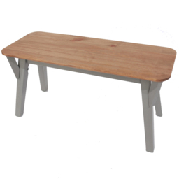 Core Products Corona 4 Seater Grey Rectangular Medium Dining Bench Set - thumbnail 3