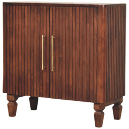 Artisan Furniture Cavallo Brown 2 Door Solid Wood Cabinet - thumbnail 3