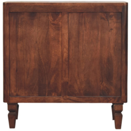 Artisan Furniture Cavallo Brown 2 Door Solid Wood Cabinet - thumbnail 4