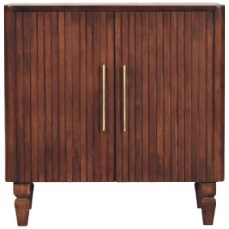 Artisan Furniture Cavallo Brown 2 Door Solid Wood Cabinet - thumbnail 2