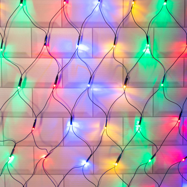 The Christmas Workshop 100 LED Net String Light Multicolour - image 1