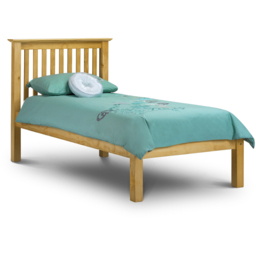 Julian Bowen Barcelona Single Pine Low Foot End Bed Frame - thumbnail 2