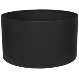 ValueLights Reni Large Charcoal Fabric Drum Shade