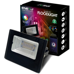 ENER-J 16W Wi-Fi Smart RGB Weatherproof LED Floodlight - thumbnail 3