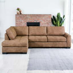 Mayfair Large Corner Sofa Brown Right-hand - thumbnail 4