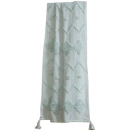 Rapport Home Juniper Blush Tufted Cotton Blanket Throw 70 x 90cm - thumbnail 1