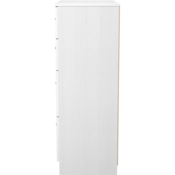 Crowndale Dorset 4 Drawer Signature White Deep Chest of Drawers Ready Assembled - thumbnail 3