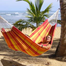 Amazonas Barbados Papaya Double Premium Traditional Cotton Garden Hammock Only