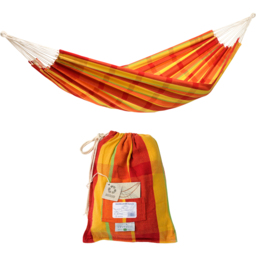 Amazonas Barbados Papaya Double Premium Traditional Cotton Garden Hammock Only - thumbnail 2