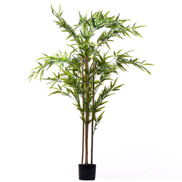 Garden Gear Artificial Bamboo Plant in Black Pot 150cm - image 1