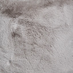Grey Large Rabbit Faux Fur Cushion 55 x 55cm - thumbnail 3