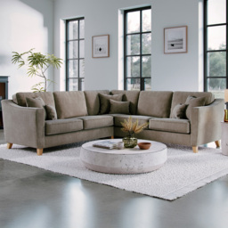 Marlon City Fossil 4 Seater Corner Sofa - thumbnail 1