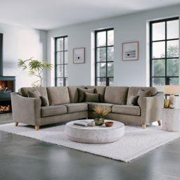 Marlon City Fossil 4 Seater Corner Sofa - thumbnail 3
