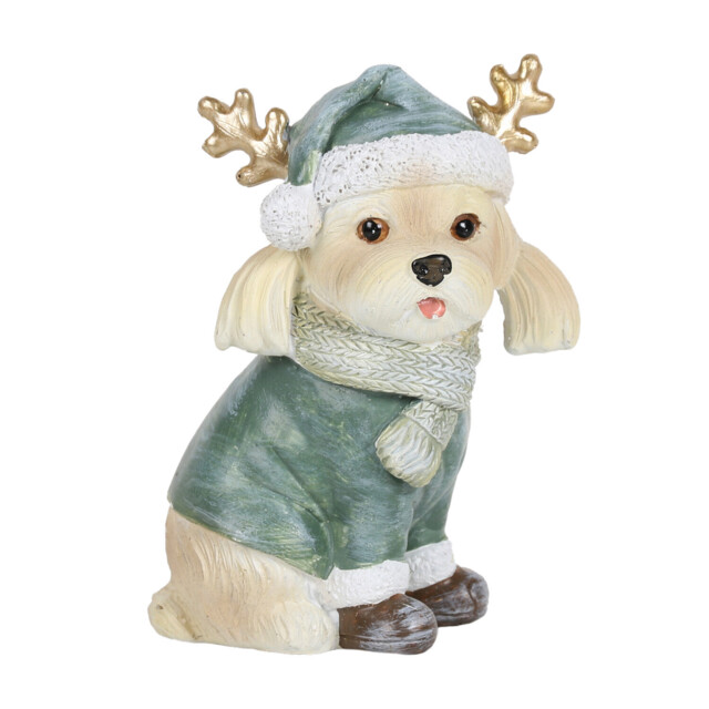 Reindeer Dog Ornament - Green - image 1