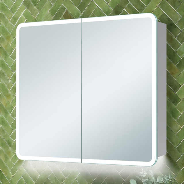 Bathstore Thea 2 Door LED Mirror Bathroom Cabinet - image 1