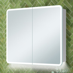 Bathstore Thea 2 Door LED Mirror Bathroom Cabinet - thumbnail 1