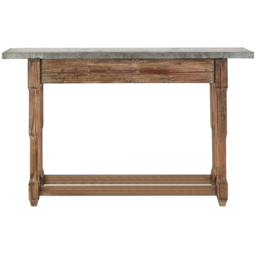 Premier Housewares Elementary Antique Wood Finish Console Table - thumbnail 2