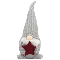 The Christmas Workshop Gonk Decoration Grey 45cm - thumbnail 1