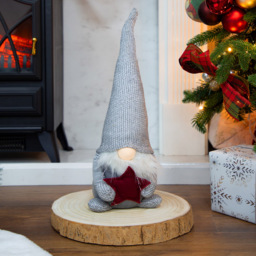 The Christmas Workshop Gonk Decoration Grey 45cm - thumbnail 2