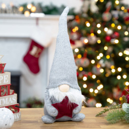 The Christmas Workshop Gonk Decoration Grey 45cm - thumbnail 3