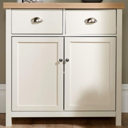 Home Source Avon Off White 2 Door 2 Drawer Sideboard - thumbnail 1