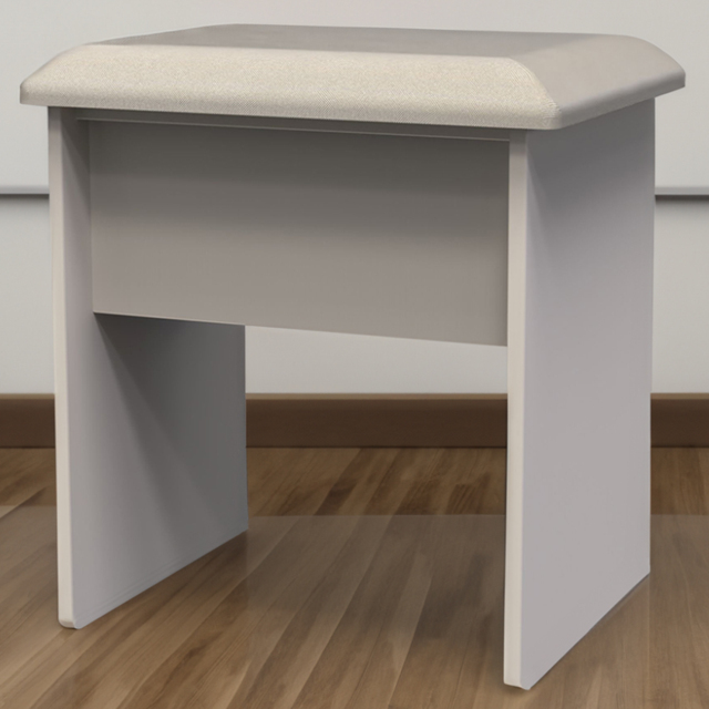 Crowndale Cube Matt Kashmir Dressing Table Stool - image 1